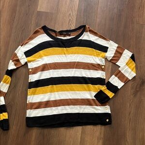 Striped Long Sleeve Sweater
